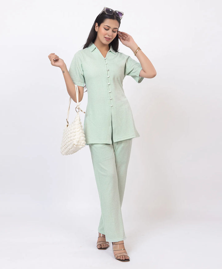 Smart Collared Co-ord Set