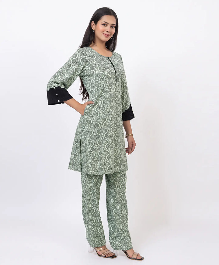 Grace Luxe Kurta Lower Set