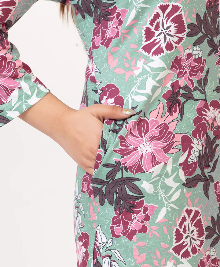 Printed Kurta Palazzo Set