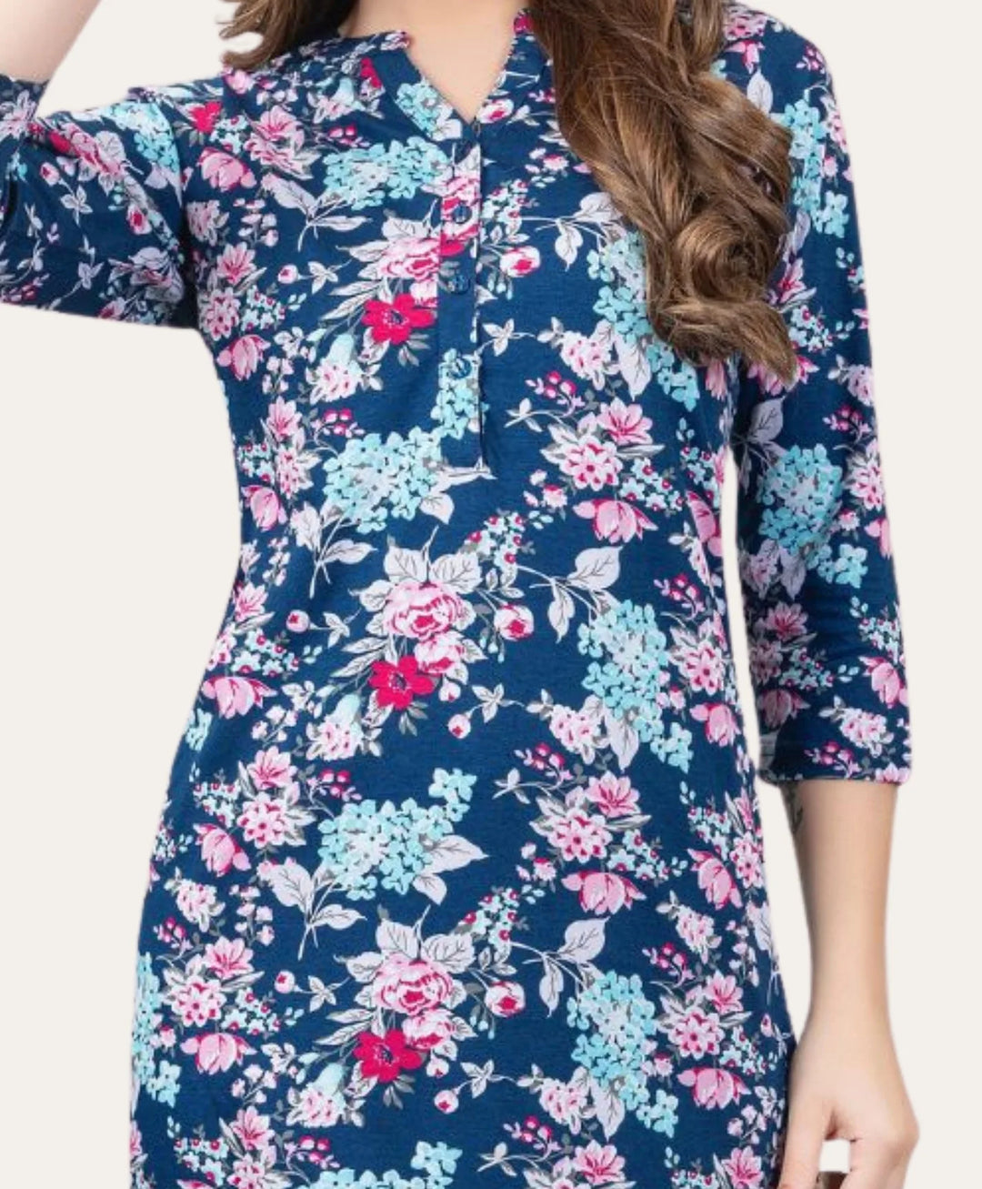 Refined Everyday Elegance Printed Kurti