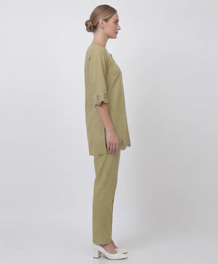Classic Embroidered Kurta Set