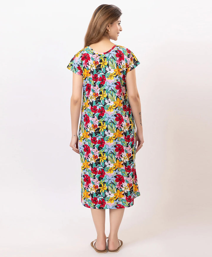 Premium Printed Short Nighty