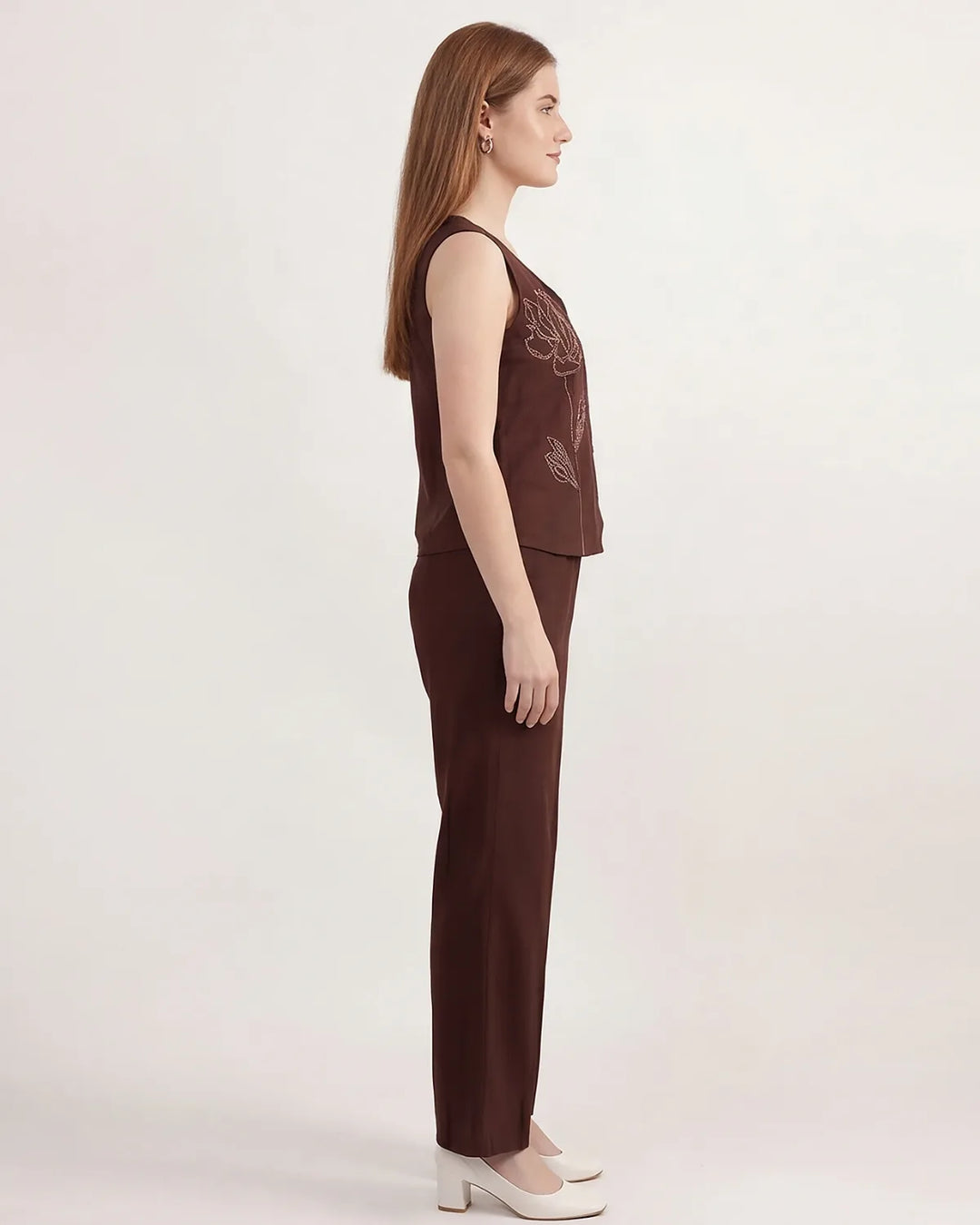 Botanical Vest Co-ord Set
