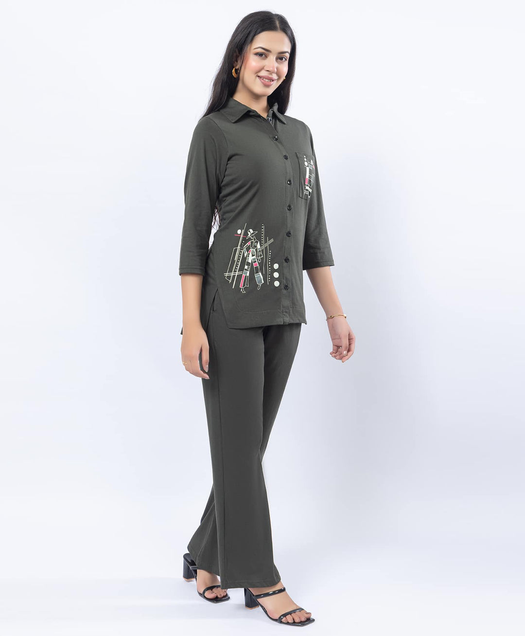 Premium Front Open Co-Ord Set