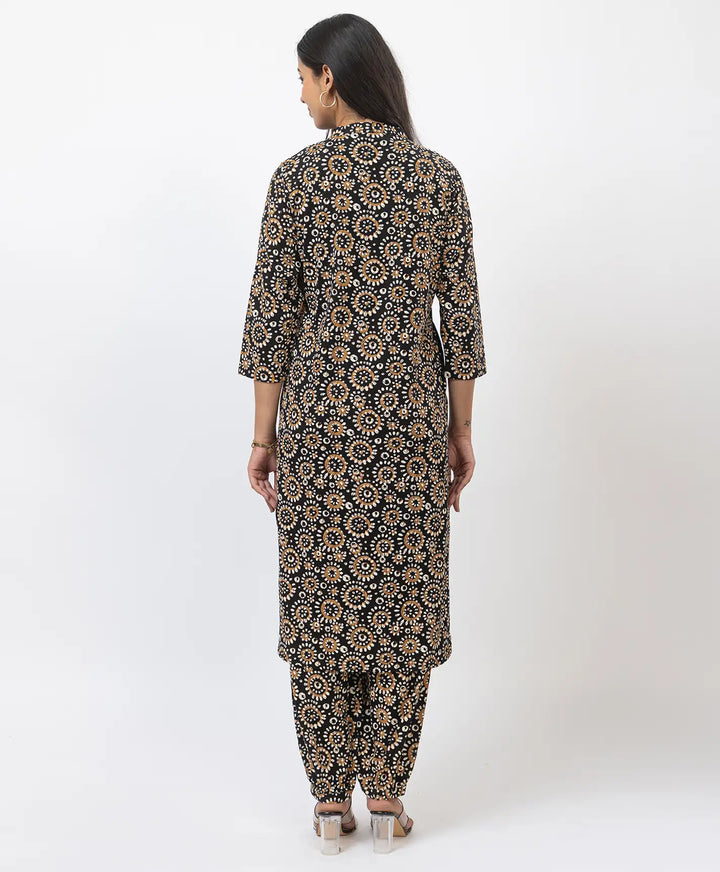Graceful Ethnic Printed Afghan Suit Set