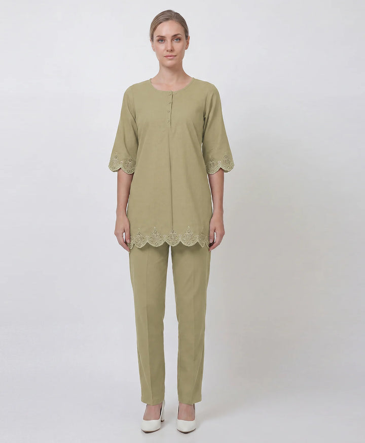 Classic Embroidered Kurta Set