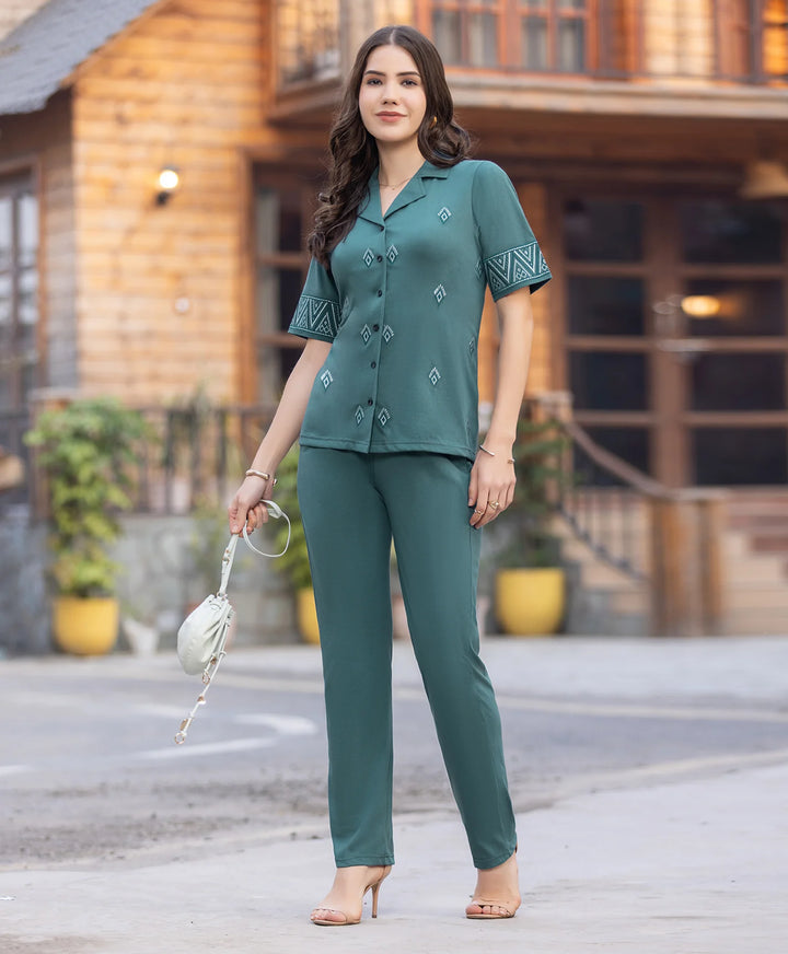 Premium Embroidered Co-Ord Set