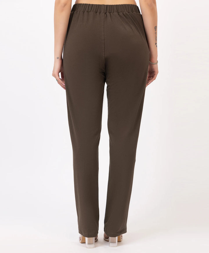 Classic Stretch Fit Lycra Trousers