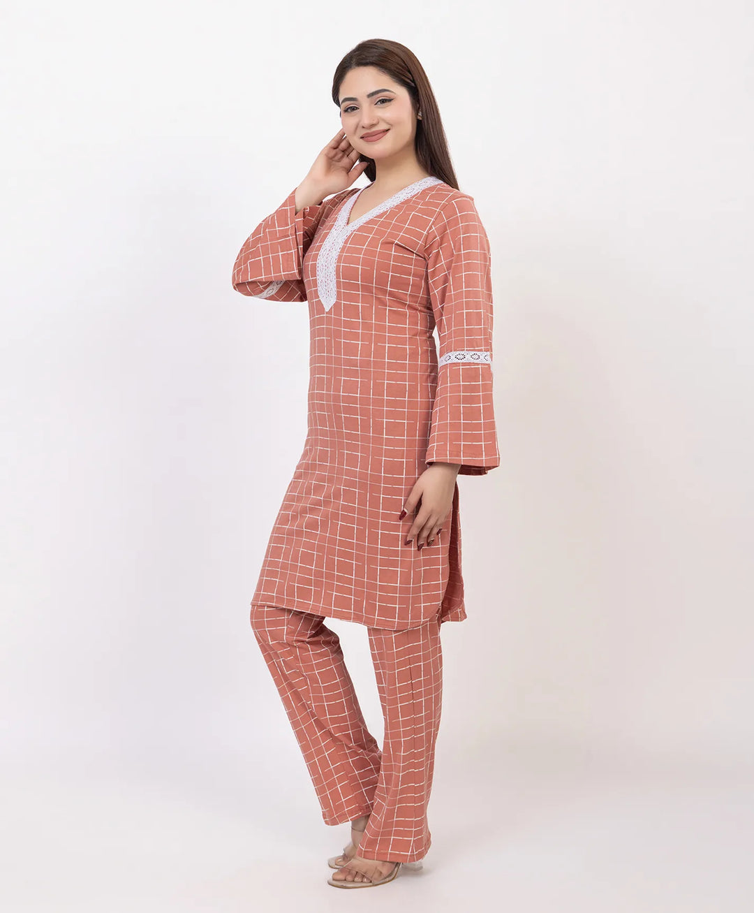 Bell Sleeve Kurta Set