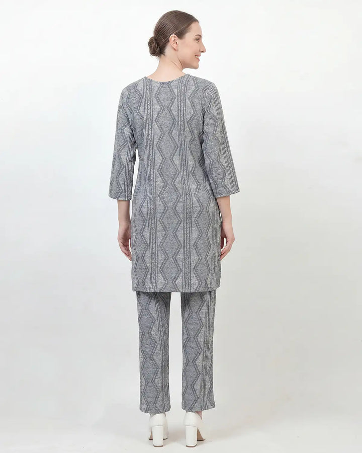 Woven Grace Kurta Set