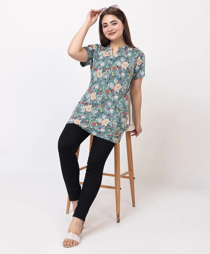 Smart Floral Style Kurti