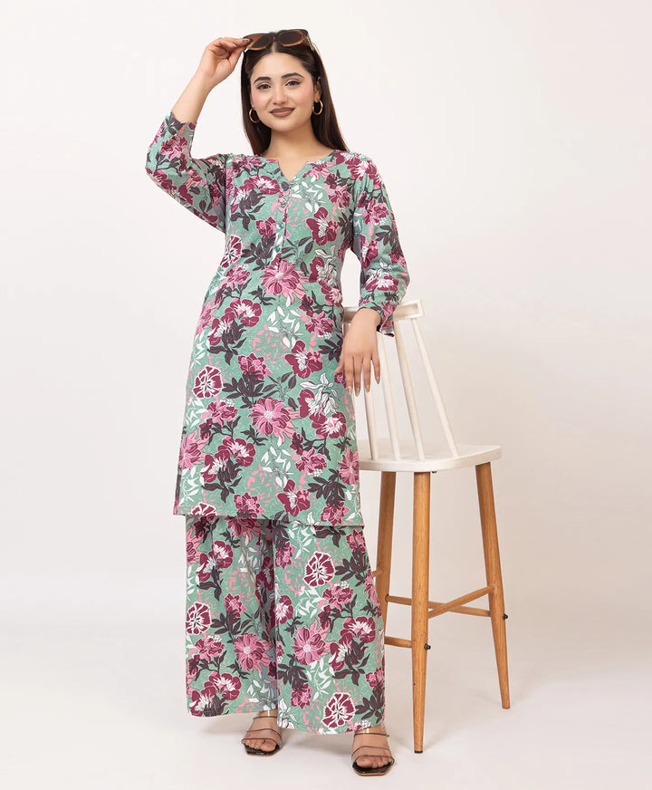 Printed Kurta Palazzo Set