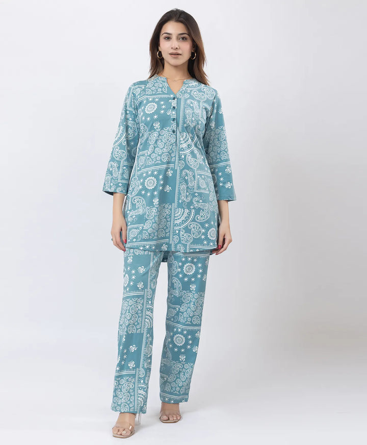Classic Printed Kurta with Pants
