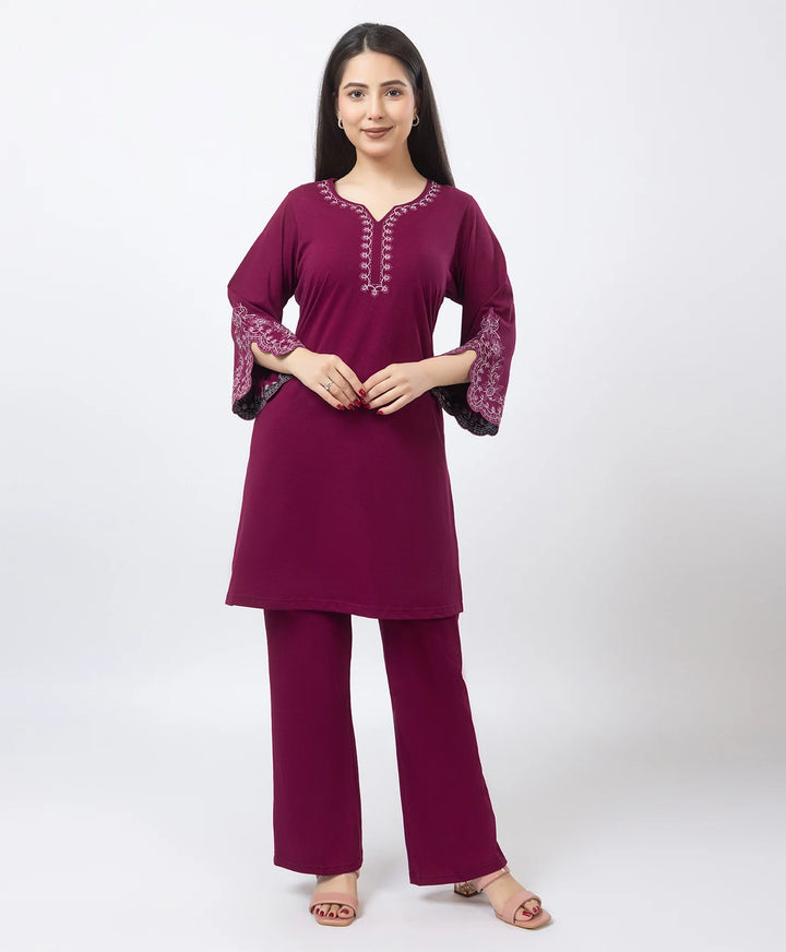 Classic Ethnic Kurta Set with Designer Sleeve Detail