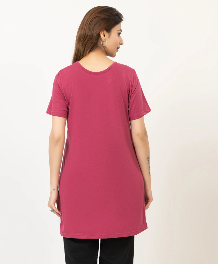 Printed Long Top