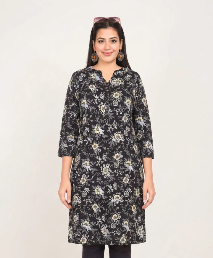 Refined Everyday Elegance Printed Kurti