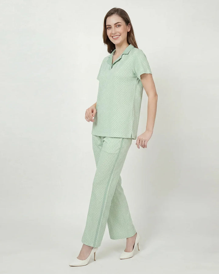 Comfy Polo Lounge Co-Ord Set