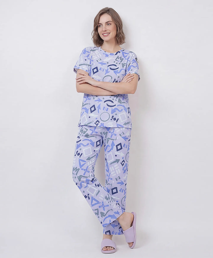 Easy Fit Down Shoulder Night Suit