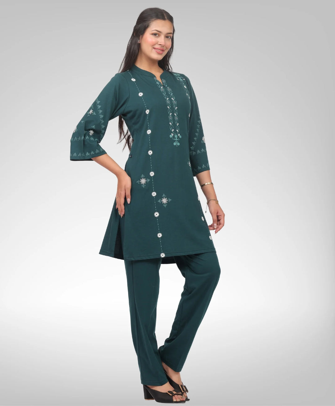 Stylish Printed Kurta Lower Set