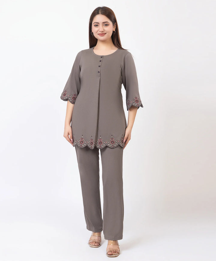 Classic Embroidered Kurta Set