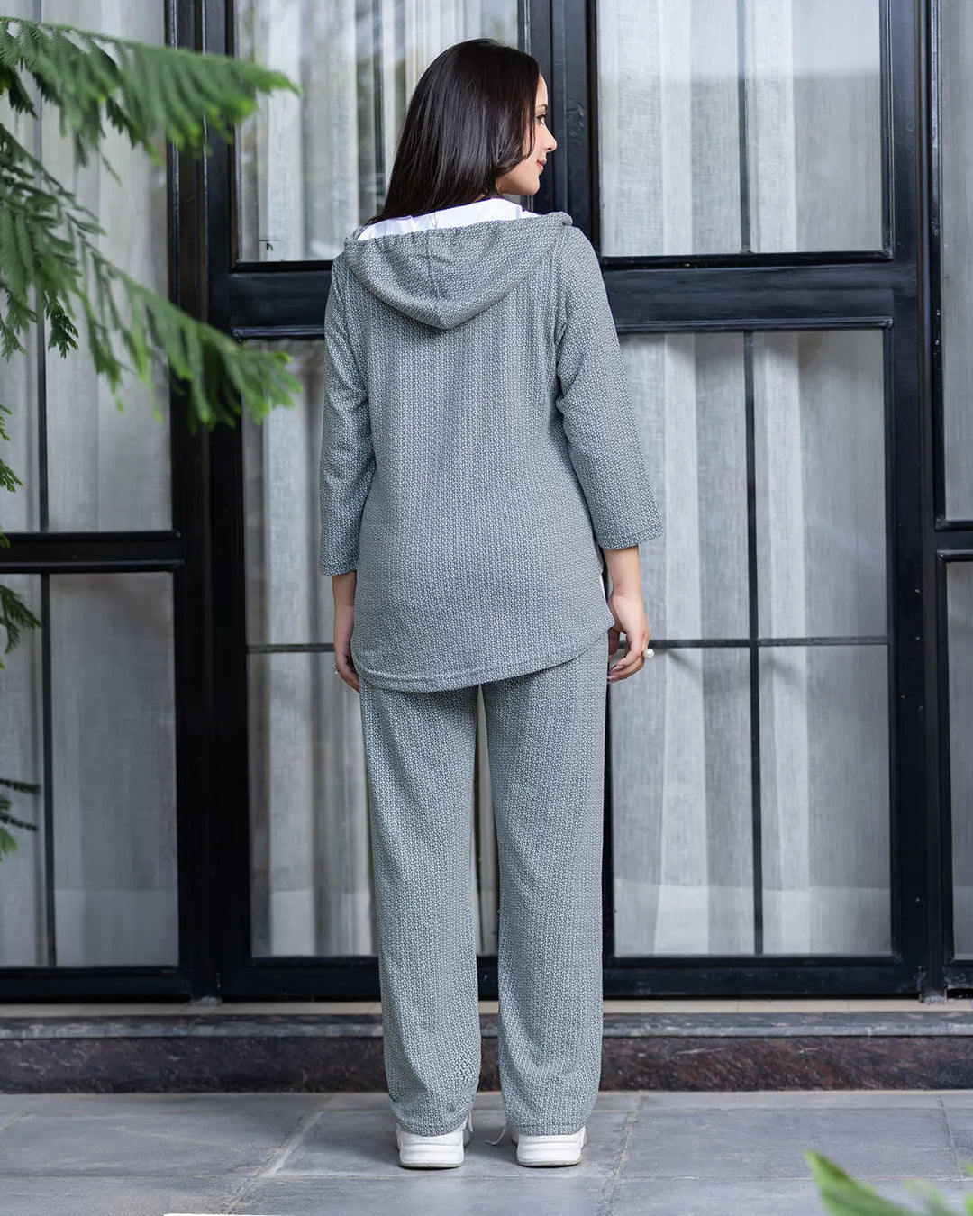 Plush Hoodie Track Suit