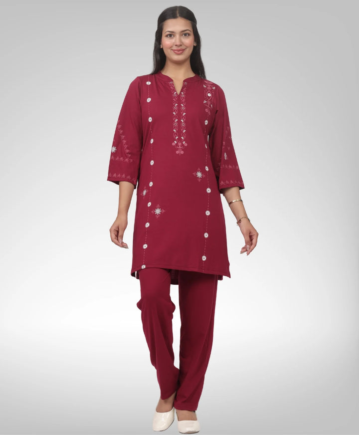 Stylish Printed Kurta Lower Set