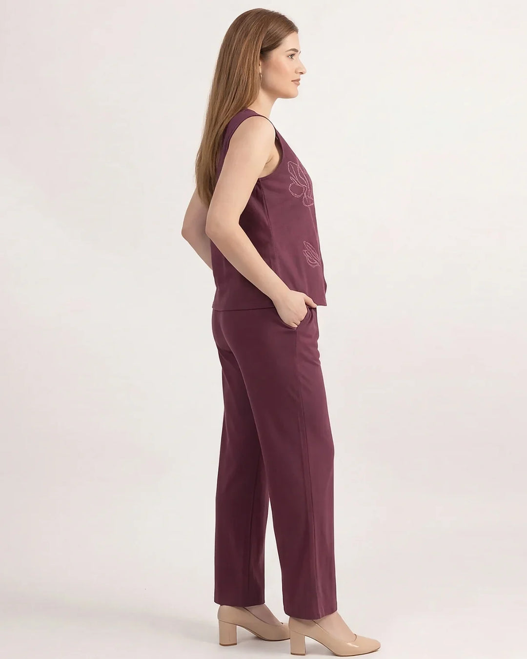 Botanical Vest Co-ord Set