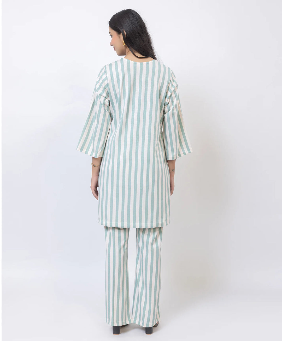 Premium Cutwork Detail Printed Kurta Set