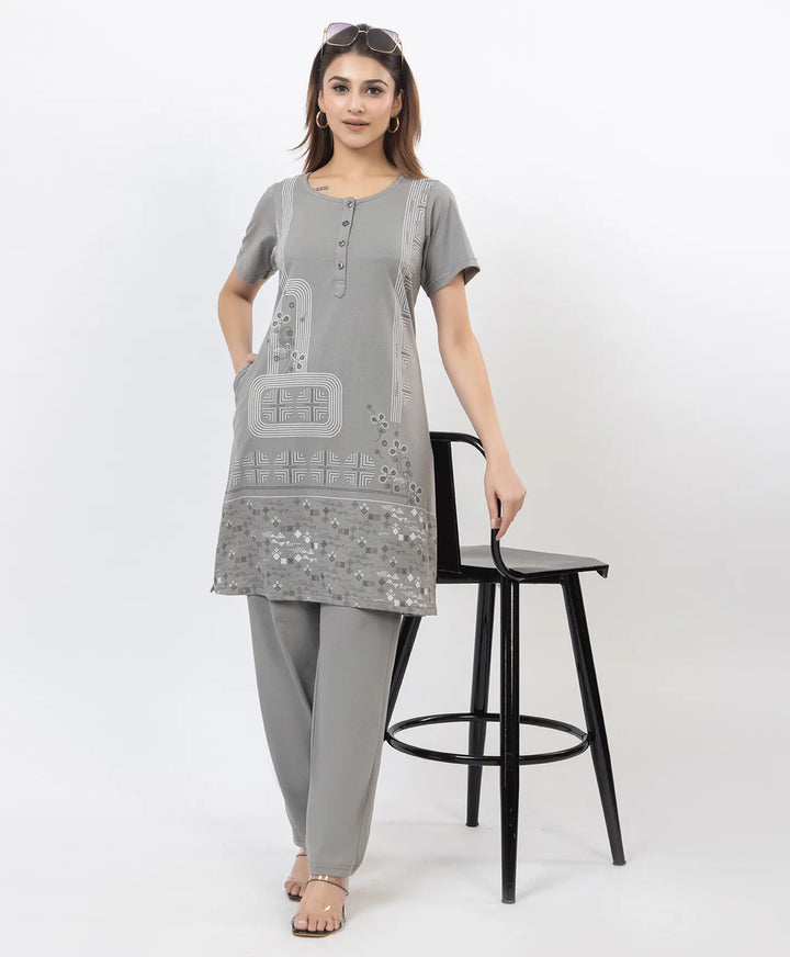 Graceful Straight-Fit Kurta Set