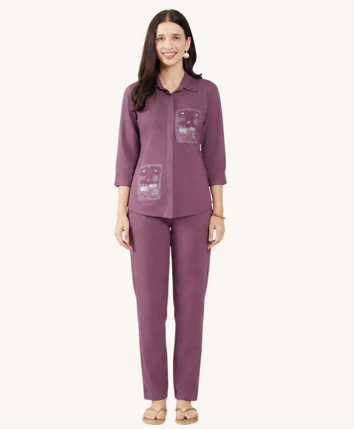 Artistic Patchwork Co-Ord Set
