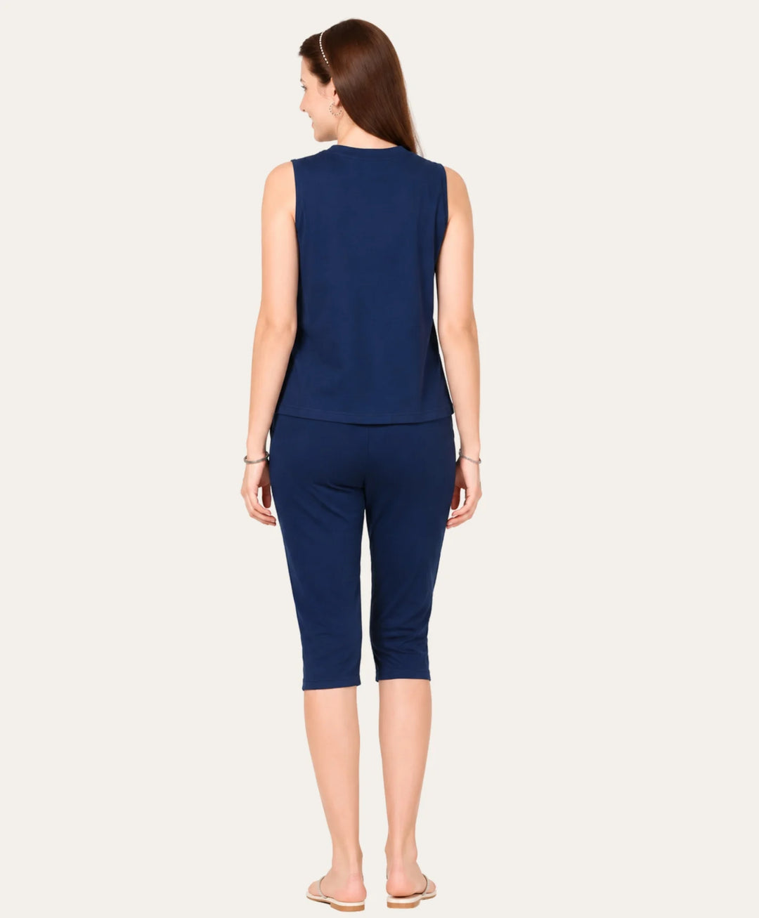 Premium Sleeveless Capri Set