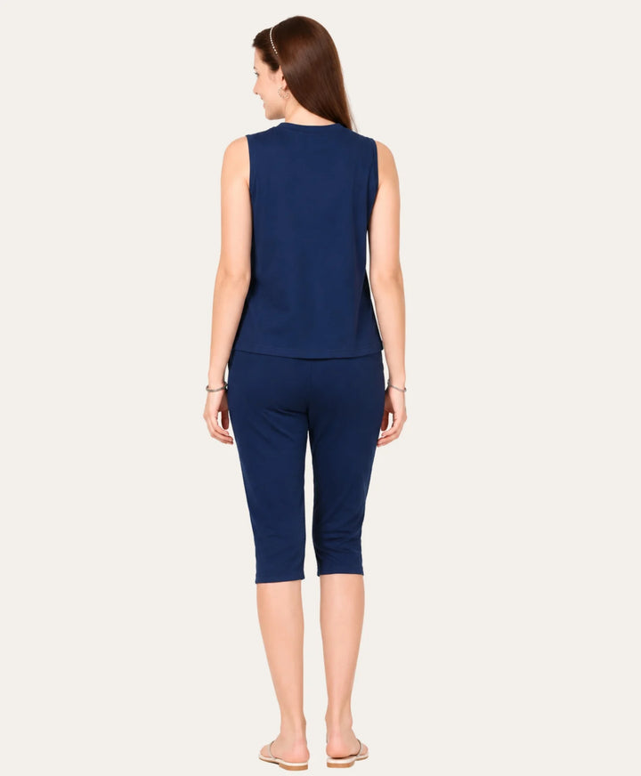 Premium Sleeveless Capri Set