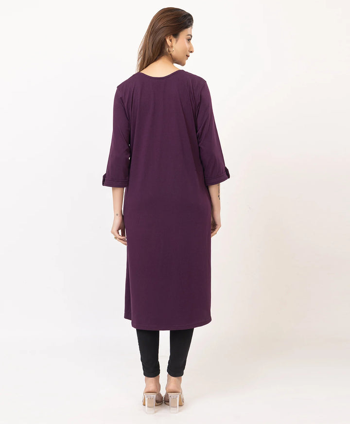 Premium Plain Long Kurti