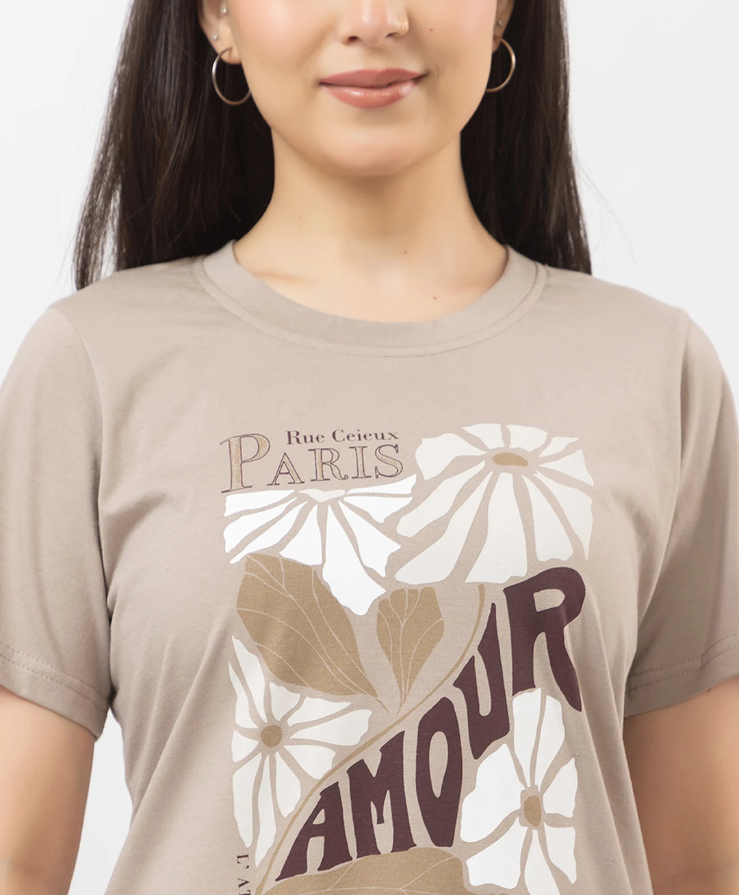 Comfortable and Trendy Graphic Tee & Shorts Set