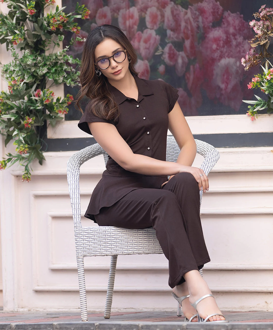 Smart Flared Top Co-ord Set