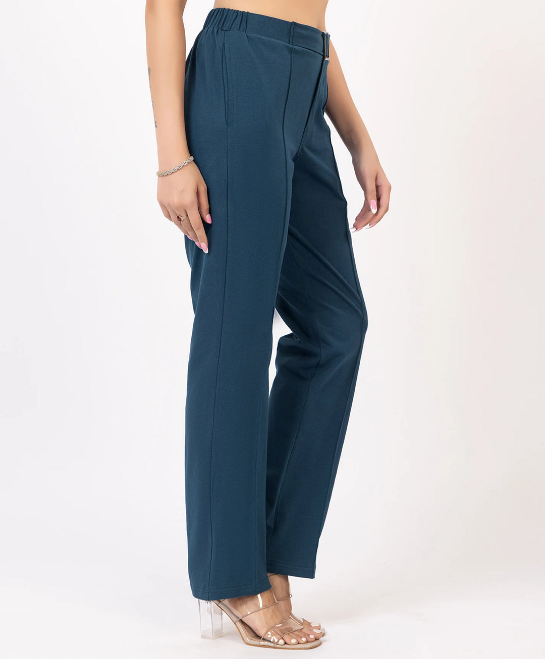 Classic Stretch Fit Lycra Trousers