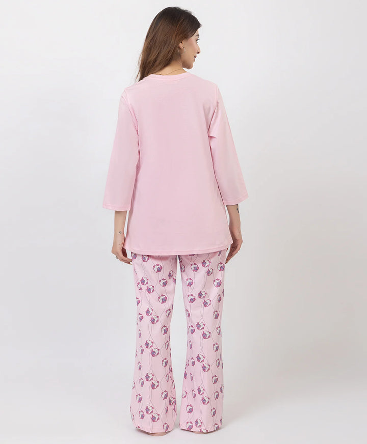Blossom Charm Premium Night Suit