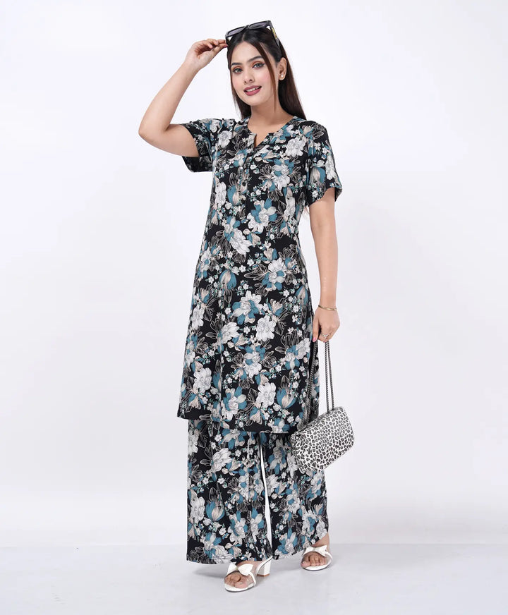 Premium Printed Kurta Palazzo