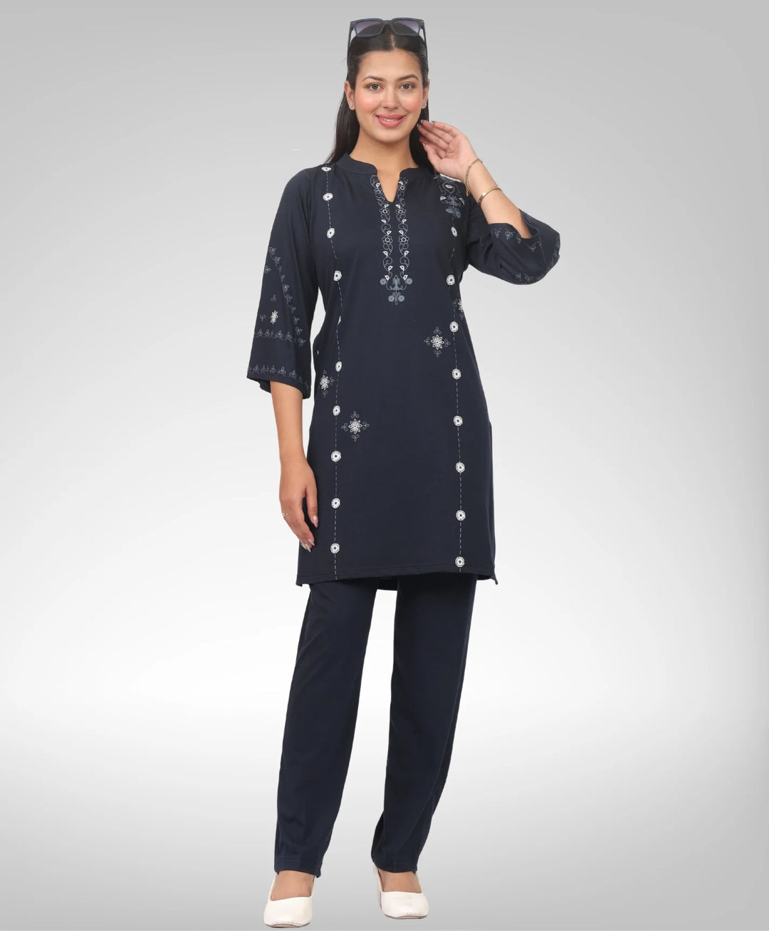 Stylish Printed Kurta Lower Set