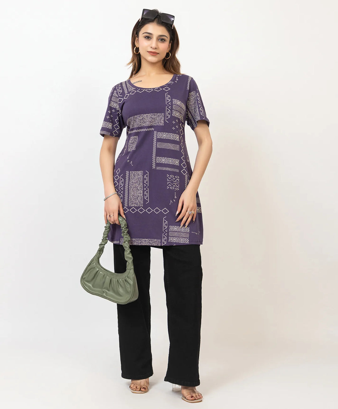 Charming Floral Everyday Long Top