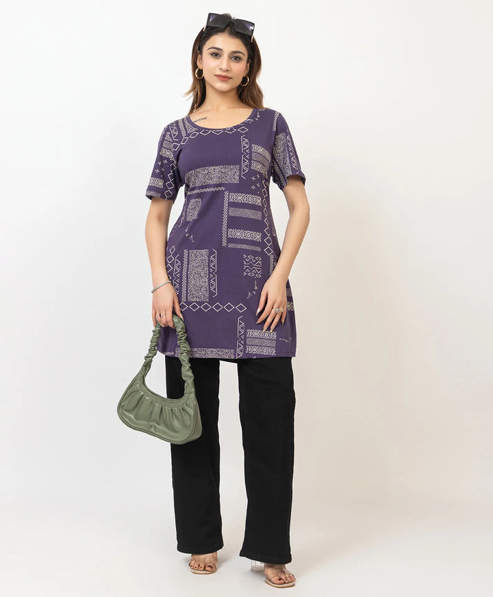 Charming Floral Everyday Long Top