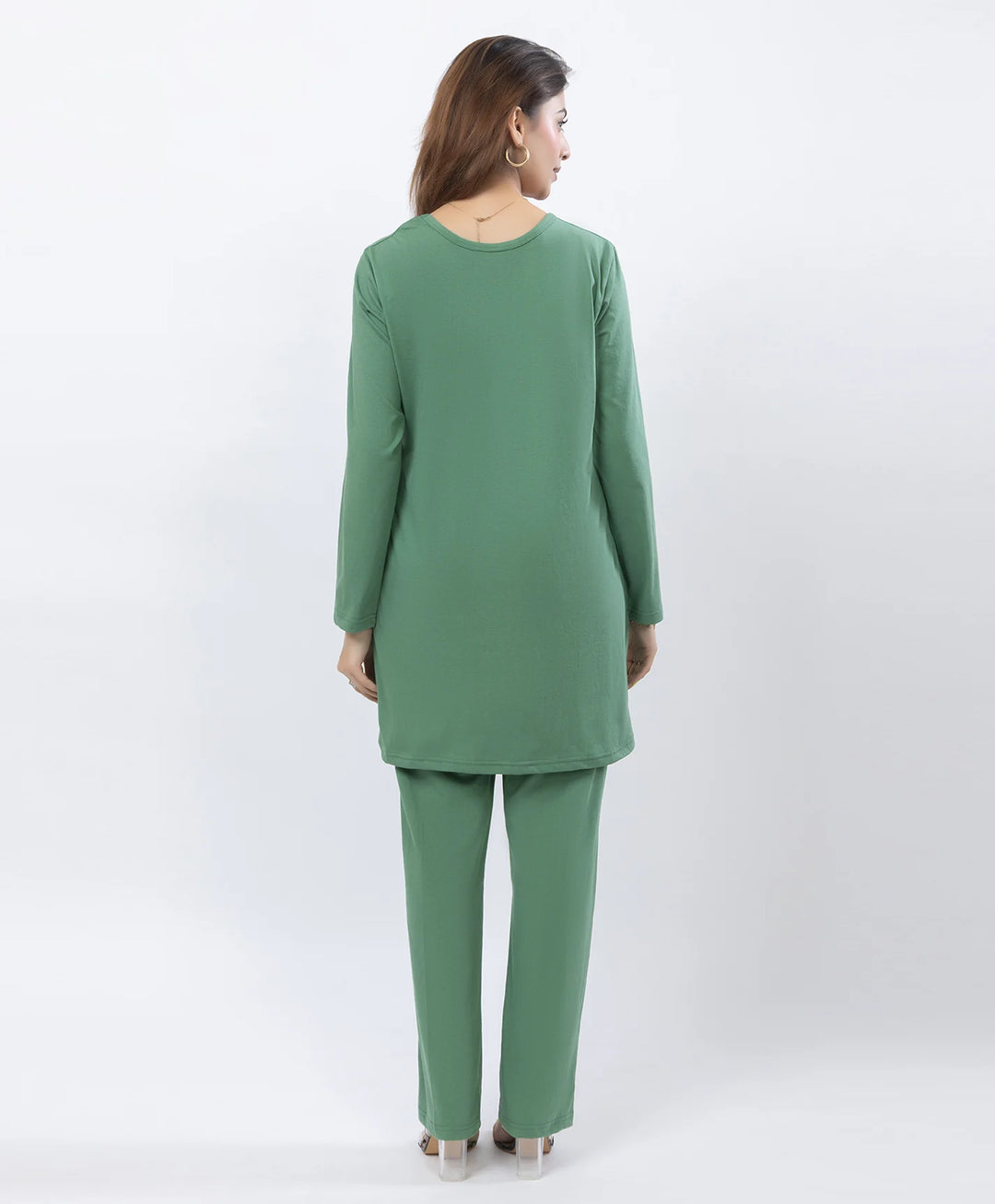 Classic Comfort Fit Printed Full-Sleeve Night Suit