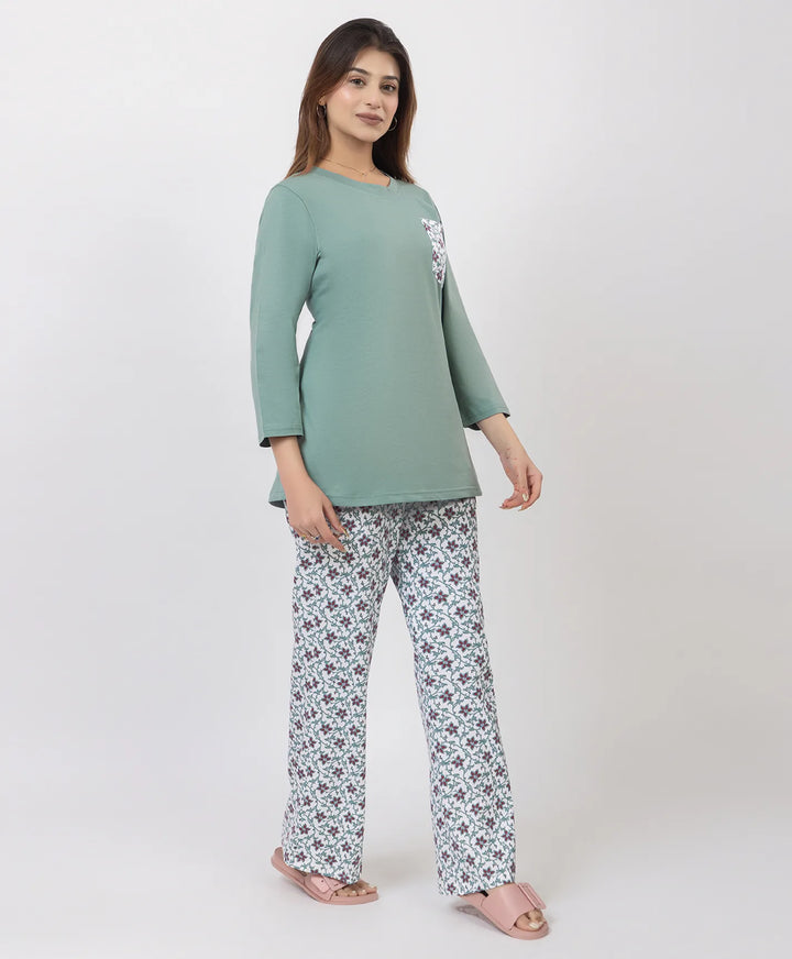 Blossom Charm Premium Night Suit