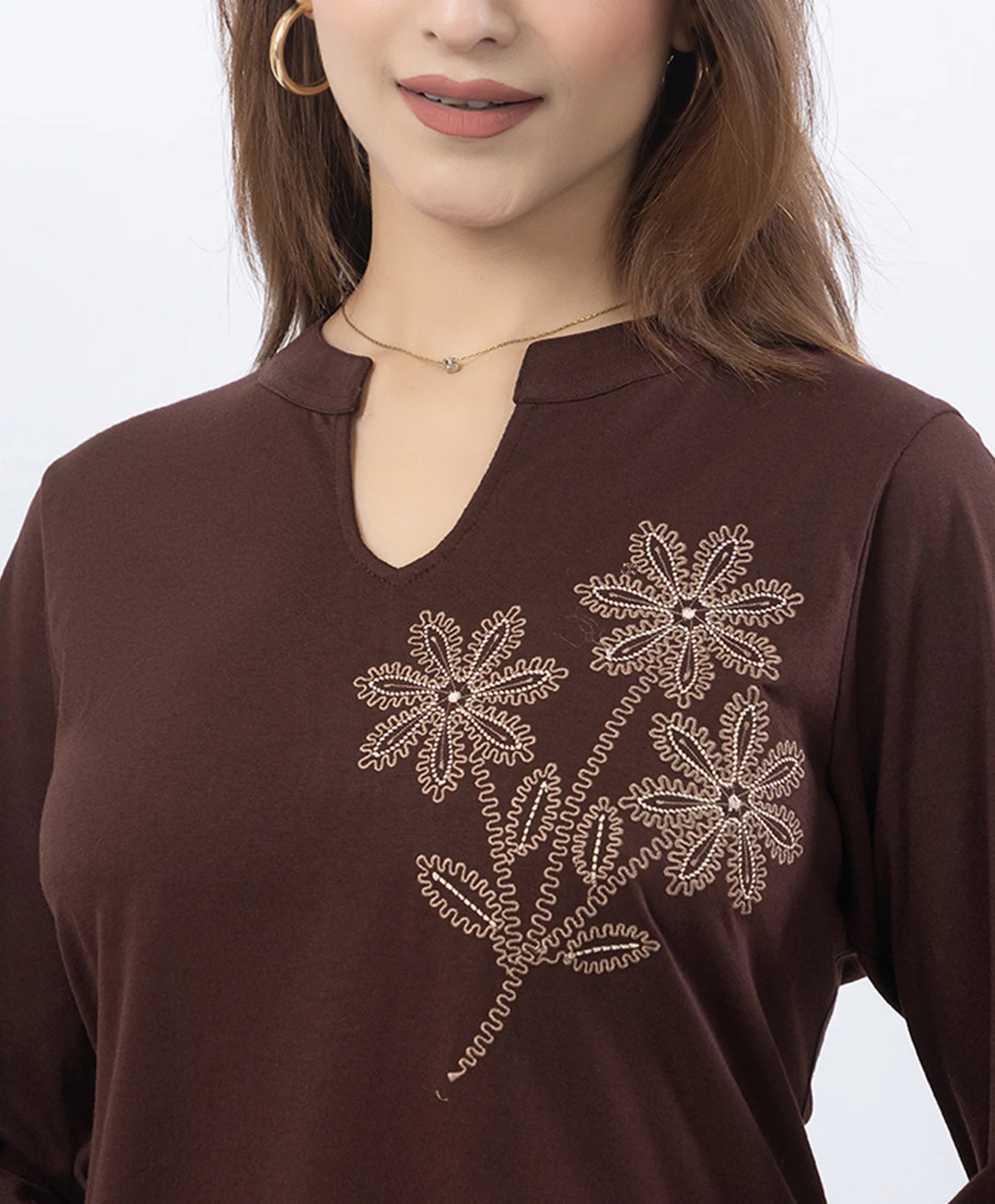 Pure Comfort Embroidered Co-Ord Set