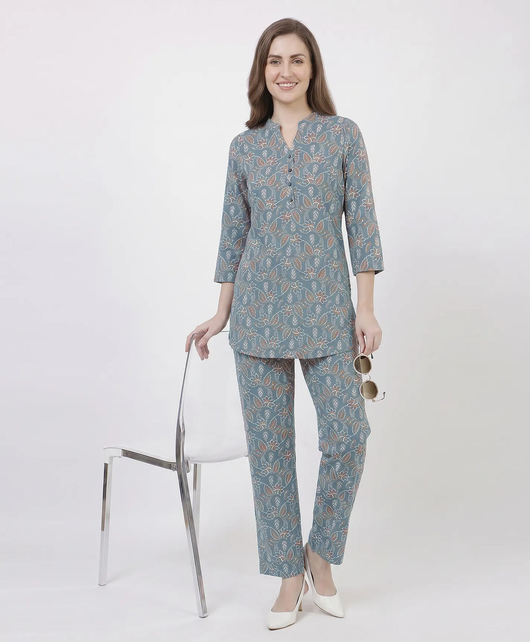 Modern Printed Kurta Set