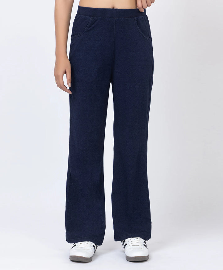 Basic Straight Style Denim Lower