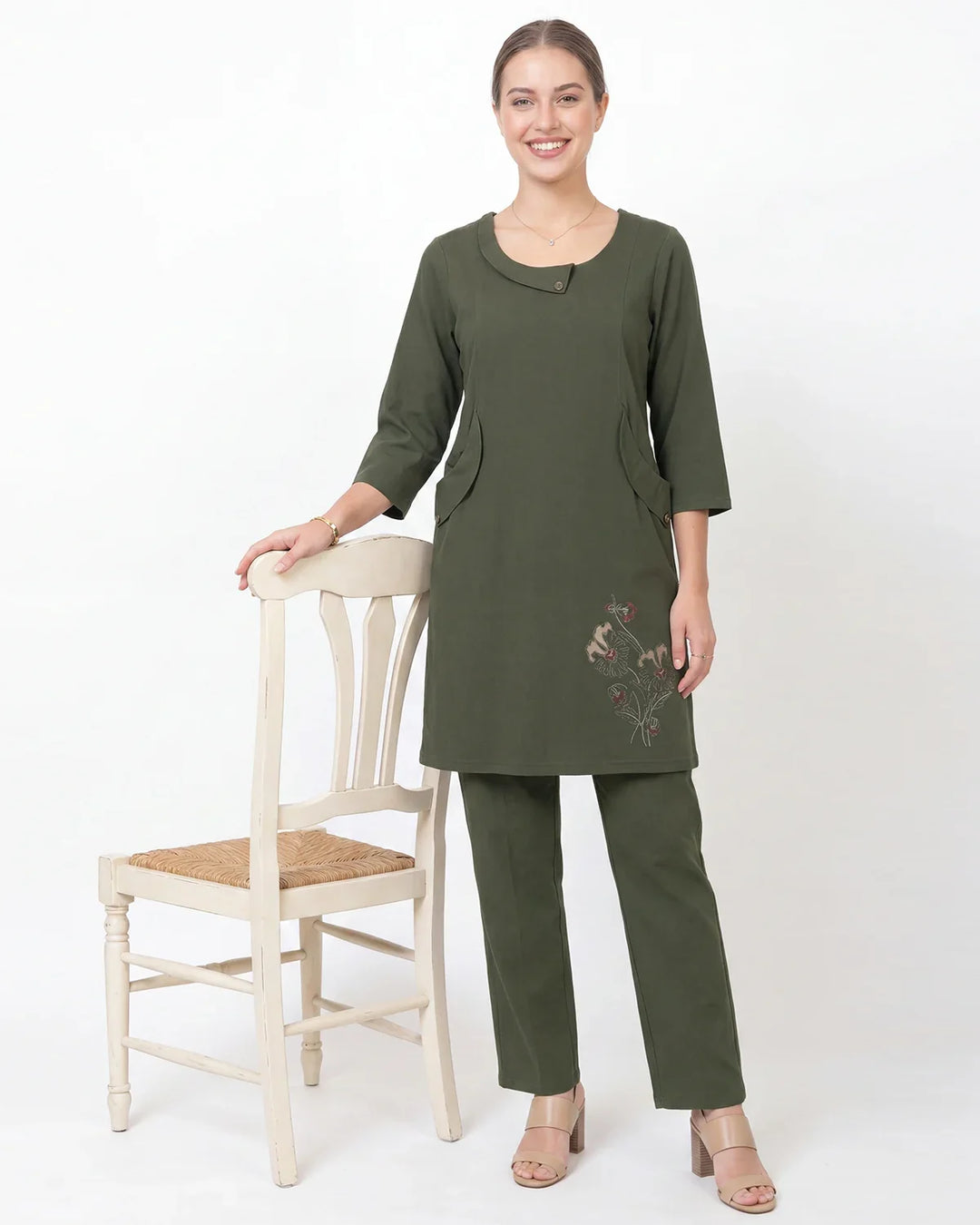 Heritage Bloom Kurta Set