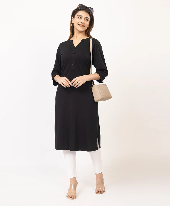 Premium Plain Long Kurti