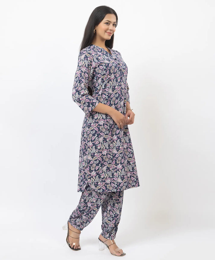 Graceful Ethnic Printed Afghan Suit Set