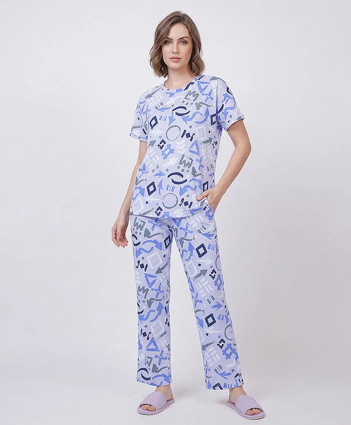 Easy Fit Down Shoulder Night Suit